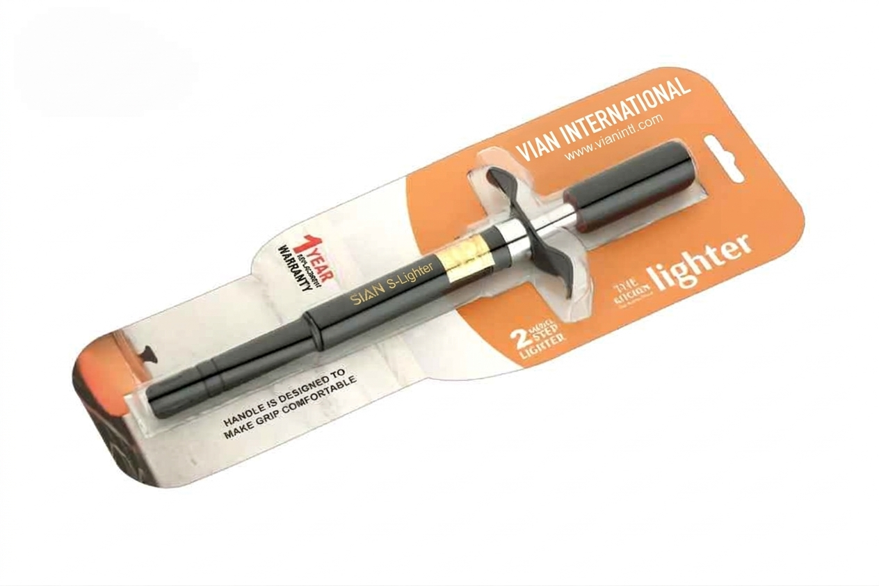 Orange 2-Model Step Lighter