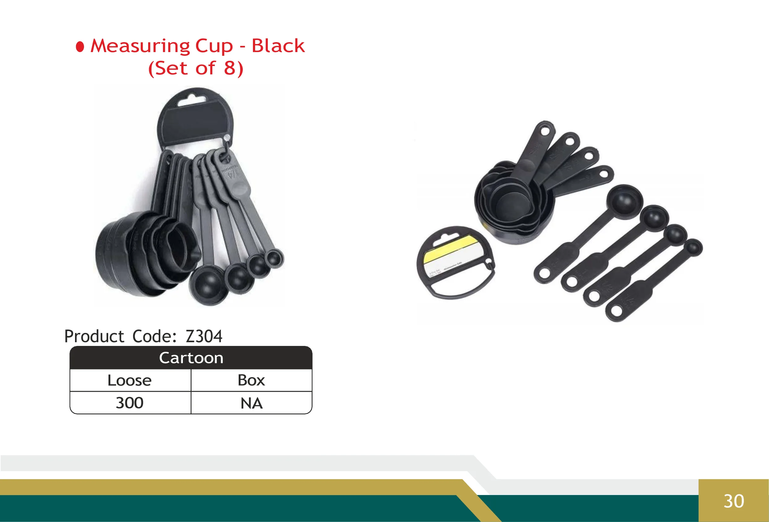 Measuring Cup - Black (Set of 8)