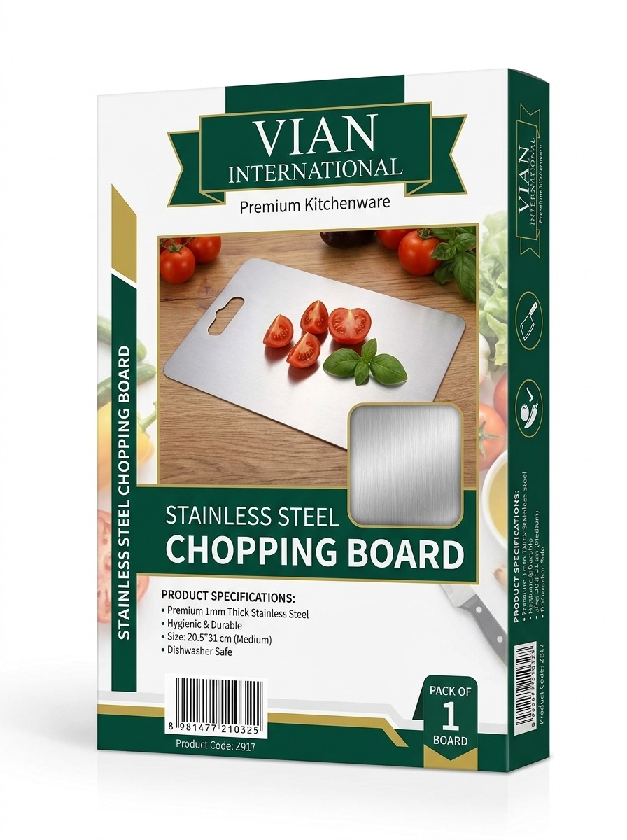 SS Chopping Board (20.5x31cm - 1mm) Medium