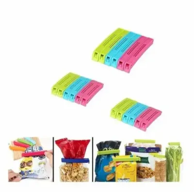 Bag Sealing Clips (Multicolour Set)